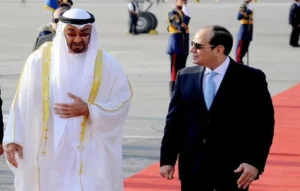 الرئيس عبد الفتاح السيسي ورئيس الإمارات - أرشيفية