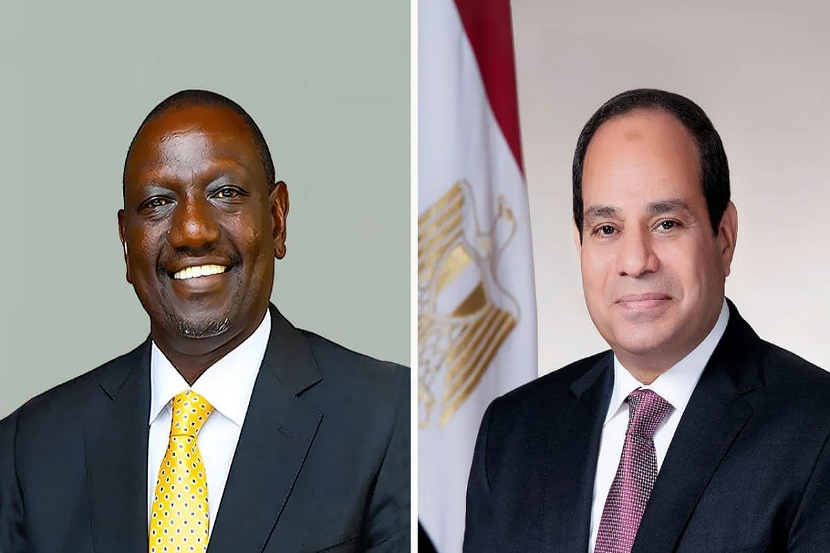 الرئيس السيسي والرئيس الكيني