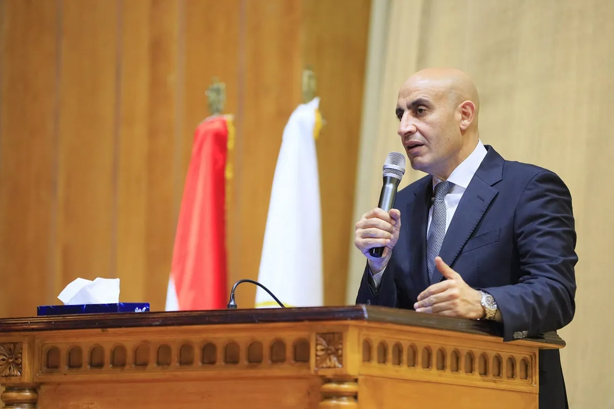 وزير التربية والتعليم يلقي كلمته بالمؤتمر