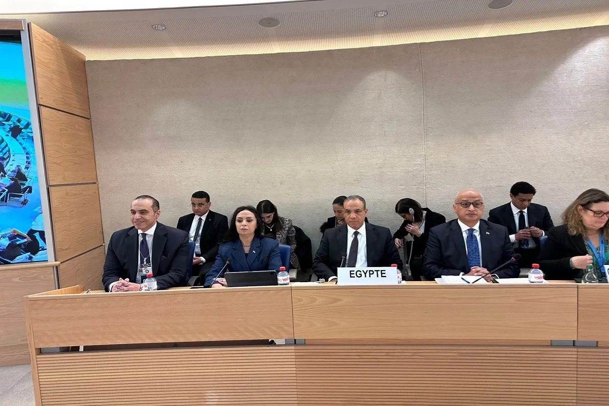 وزيرة التضامن ووزير الخارجية بالمؤتمر