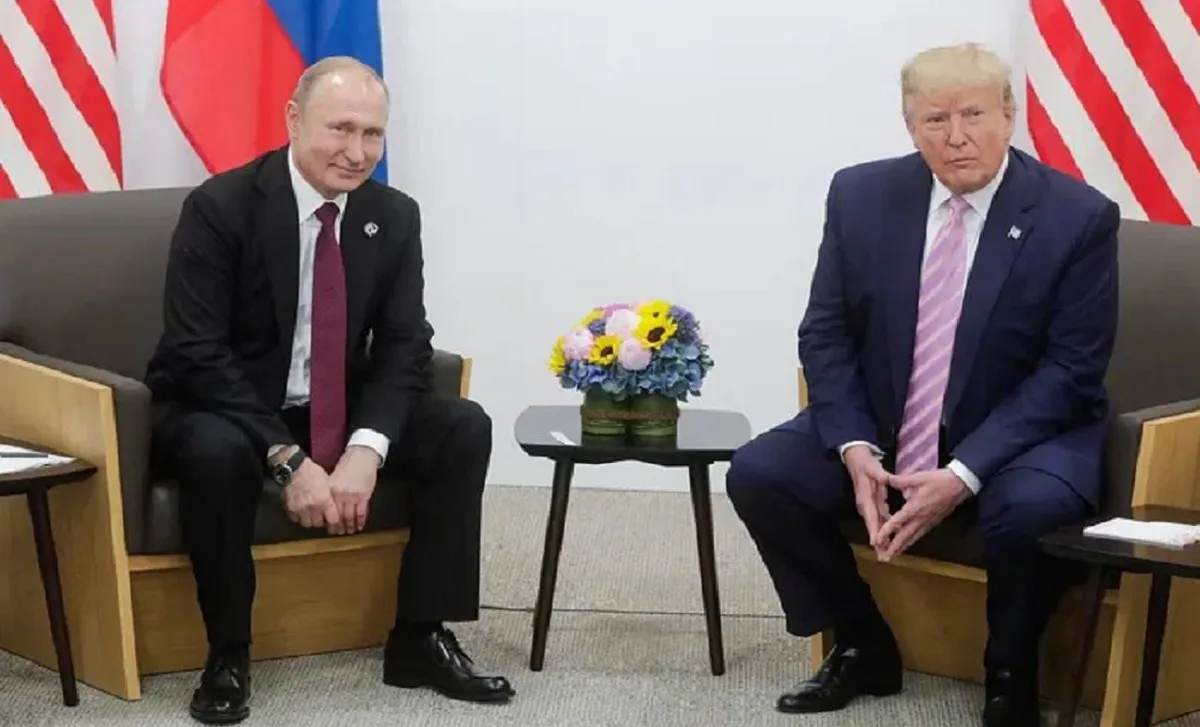 لقاء سابق بين بوتين وترامب