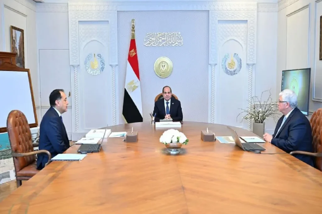 اجتماع الرئيس السيسي اليوم