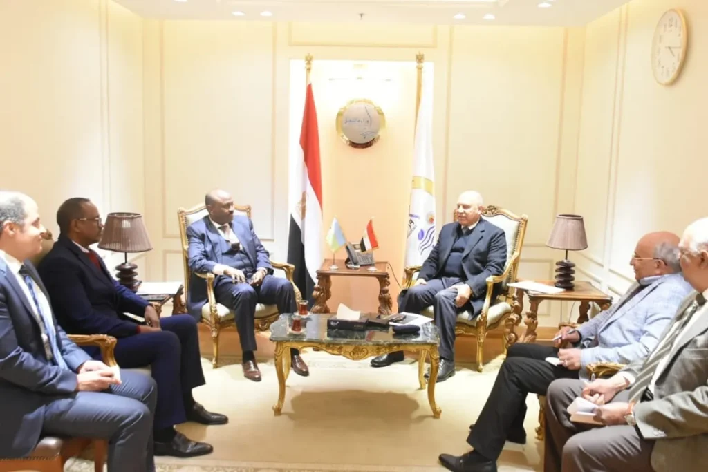 المهندس كامل الوزير يستقبل سفير جيبوتي