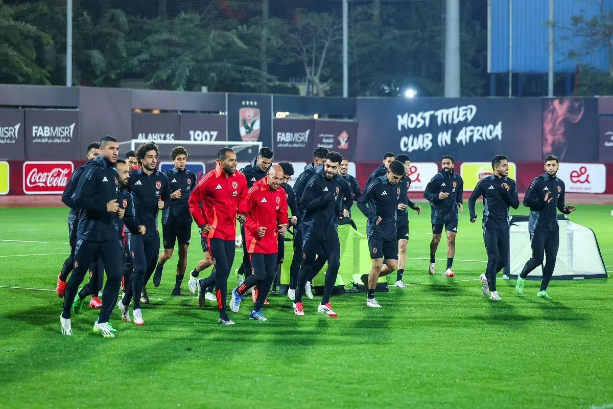 تدريب لاعبي الأهلي - أرشيفية