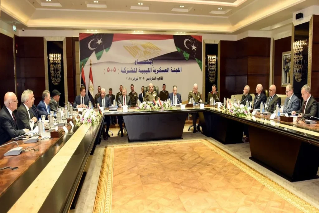 رئيس الأركان يشهد اجتماعات اللجنة العسكرية الليبية المُشتركة