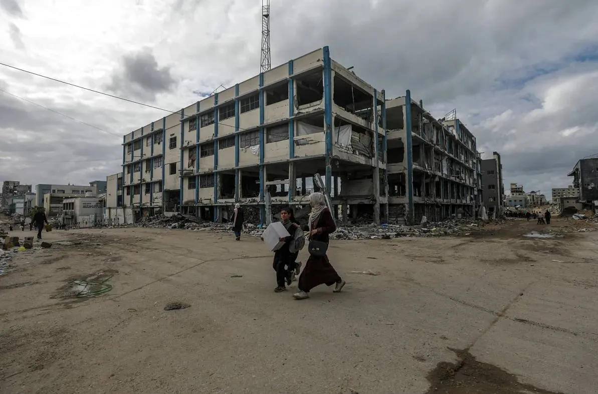 الأونروا تشير إلى تهجير الفلسطينيين – والصورة من الضفة الغربية (إ.ب.أ)