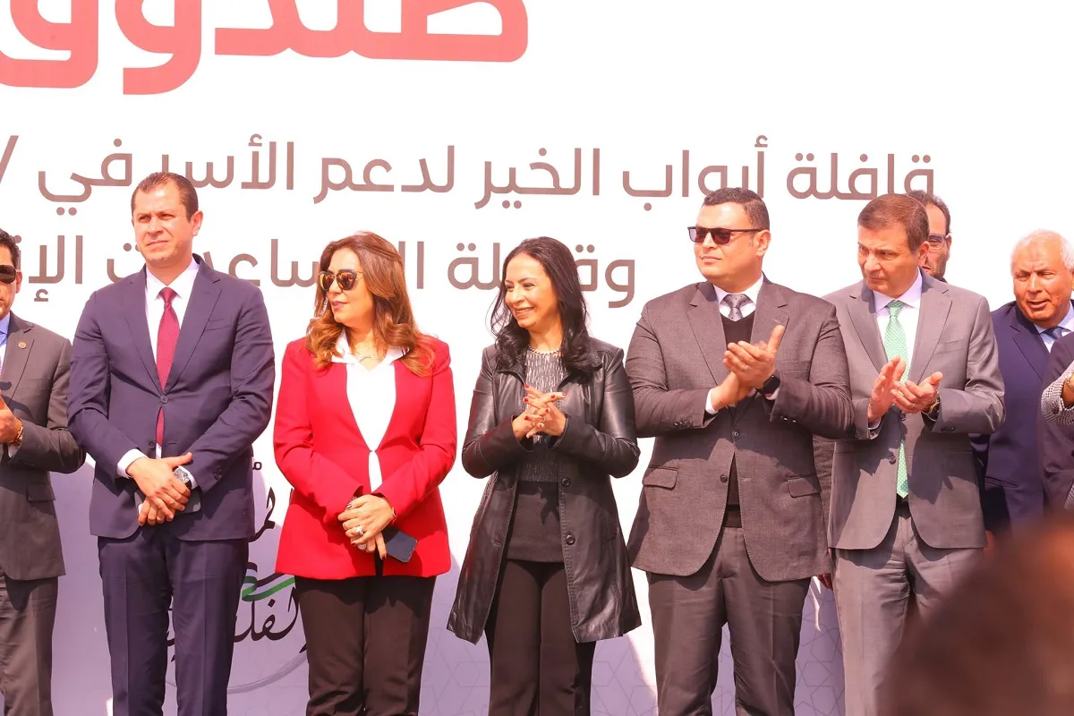 وزيرة التضامن تشهد إطلاق القوافل
