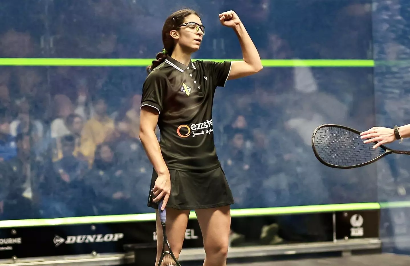 بطولة أستراليا المفتوحة للاسكواش – وفي الصورة أمينة عرفي