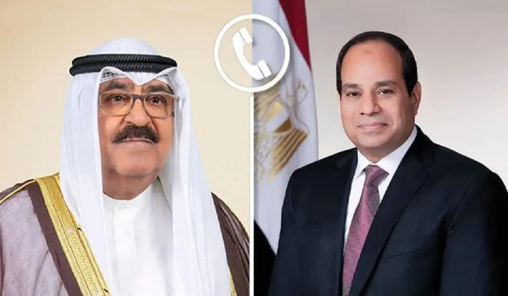 السيسي وأمير الكويت - أرشيفية