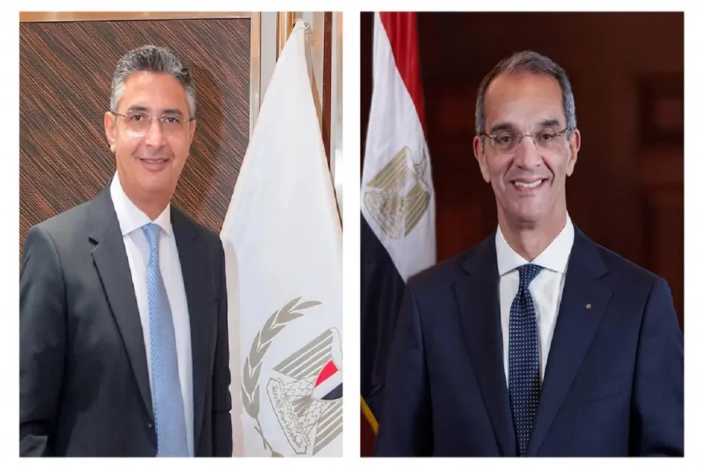 وزيري الاتصالات والتموين