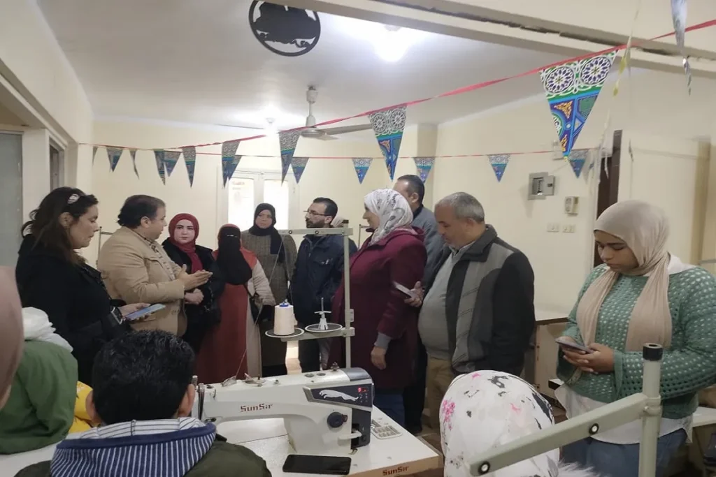 العمل تفتتح مركز "ريادة المرأة المصرية" بالباجور