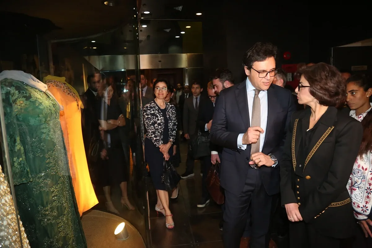 وزير الثقافة المصري ونظيرته الفرنسية