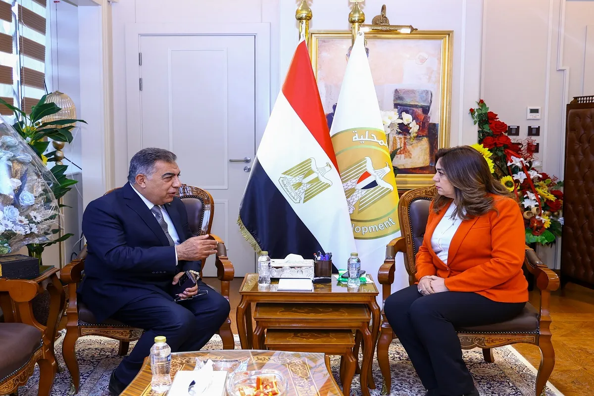 اجتماع وزيرة التنمية المحلية مع محافظ الدقهلية