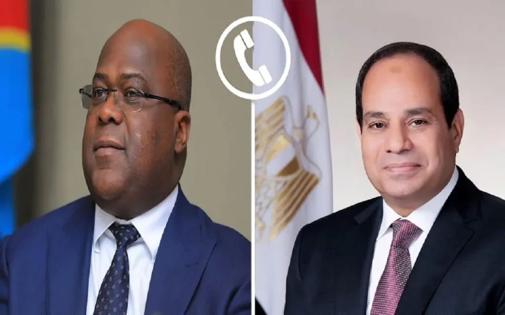 اتصال هاتفي بين الرئيس المصري ونظيره الكونغولي