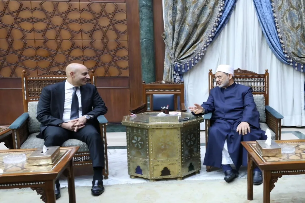 استقبال شيخ الأزهر لوزير التربية والتعليم