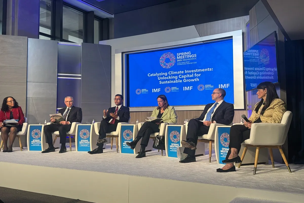 وزيرة التخطيط أثناء المؤتمر