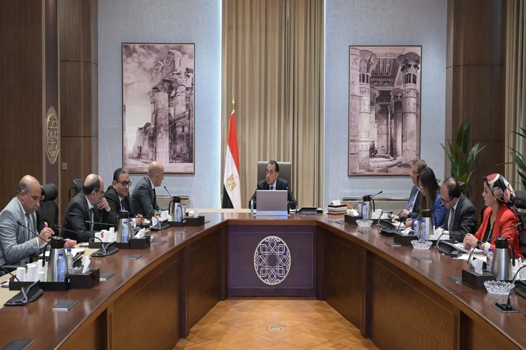 اجتماع مدبولي مع عدد من الوزراء