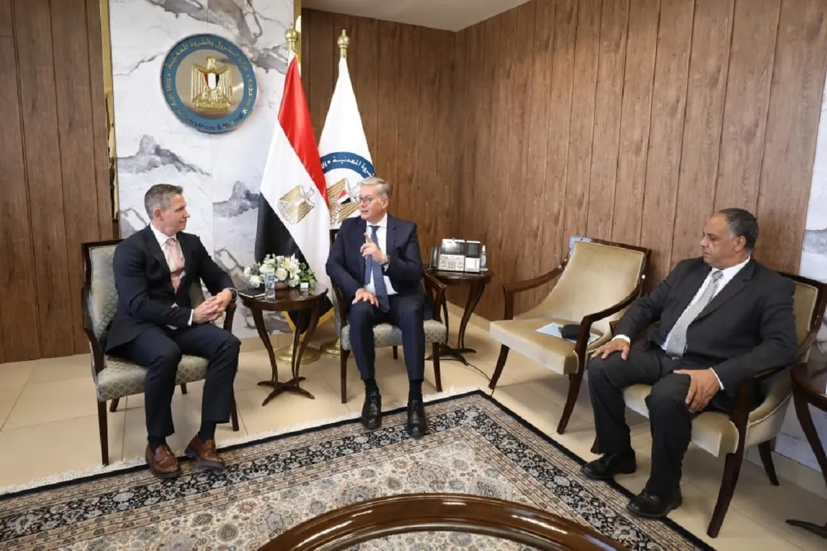وزير البترول يستقبل رئيس شركة كابريكورن