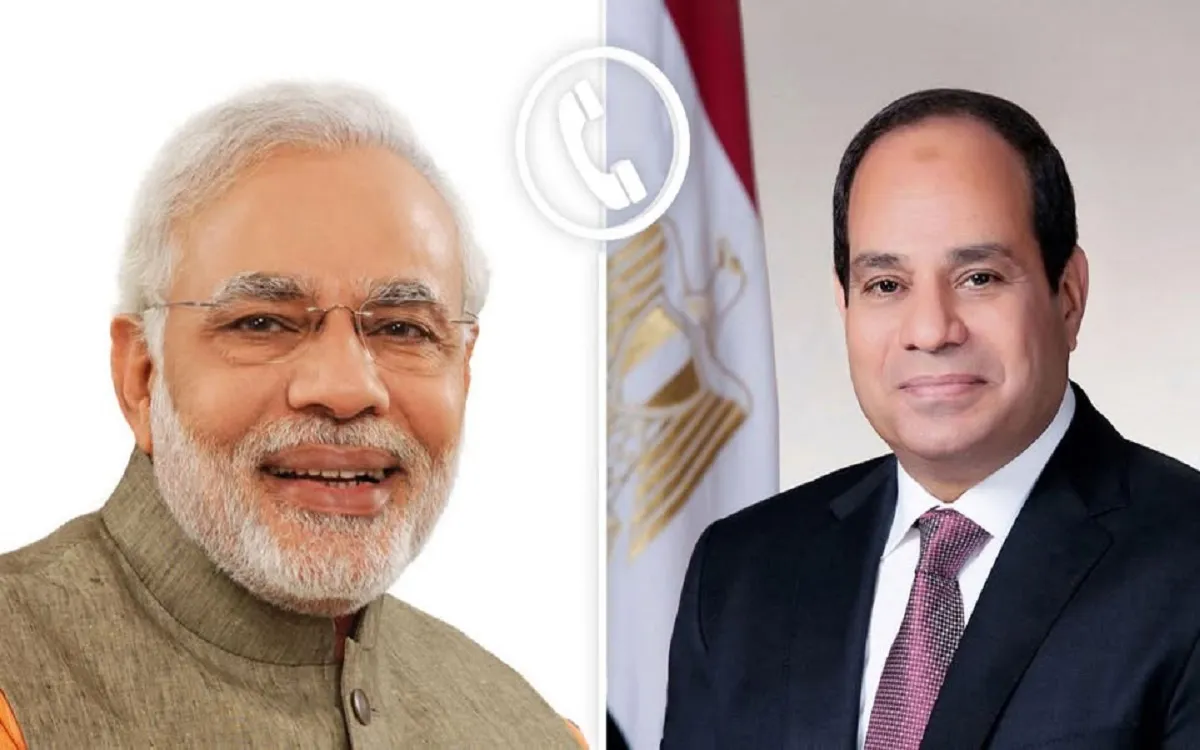 الرئيس المصري ورئيس الوزراء الهندي – صورة تعبيرية