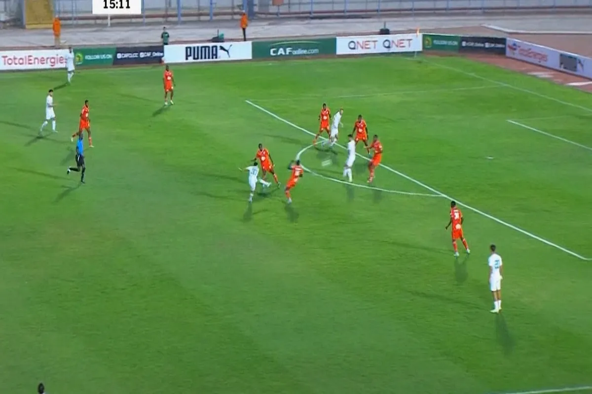 هدف المصري البورسعيدي في مرمى سيمبا التنزاني