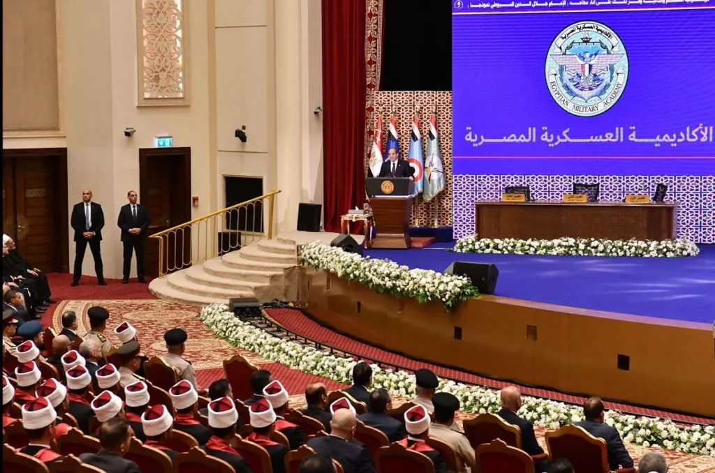كلمة الرئيس المصري أثناء المؤتمر