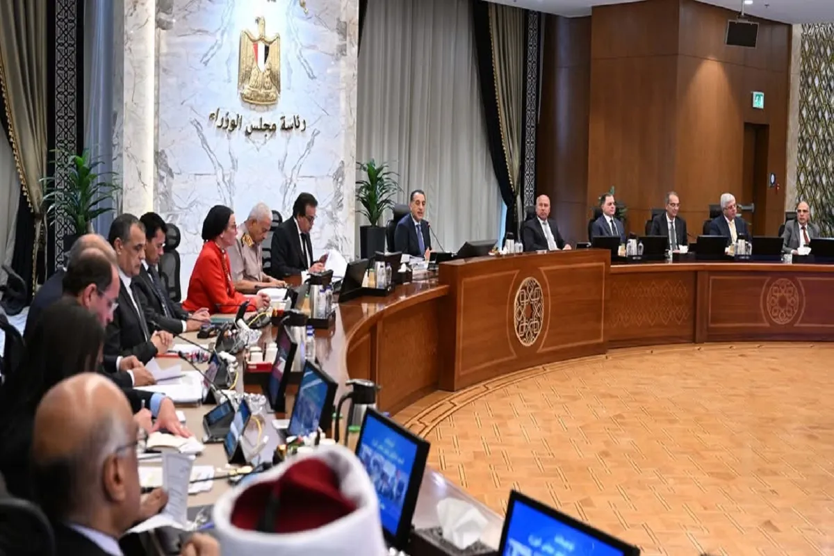 مجلس الوزراء المنعقد والموافقة على قرارا هامة برئاسة الدكتور مصطفى مدبولي