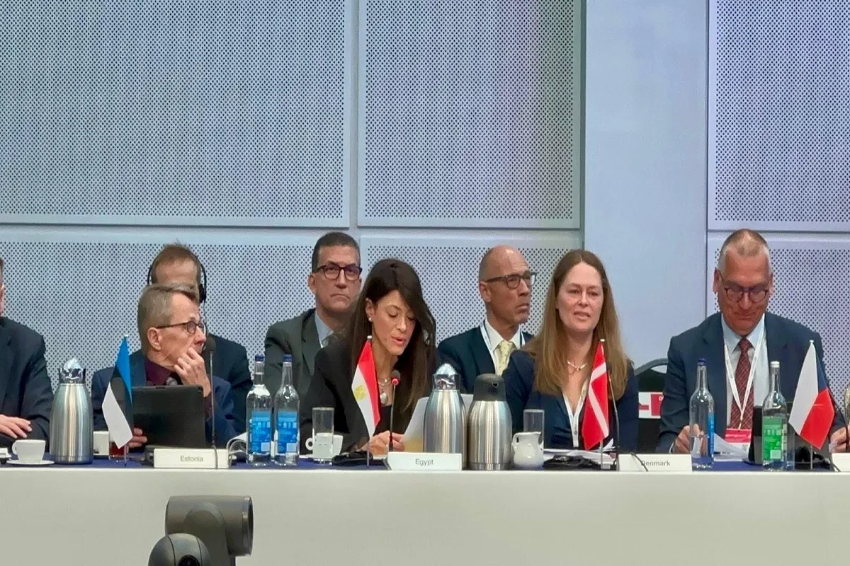 وزيرة التخطيط تلقي كلمة مصر بالجلسة العامة لمجلس محافظي البنك الأوروبي لإعادة الإعمار والتنمية