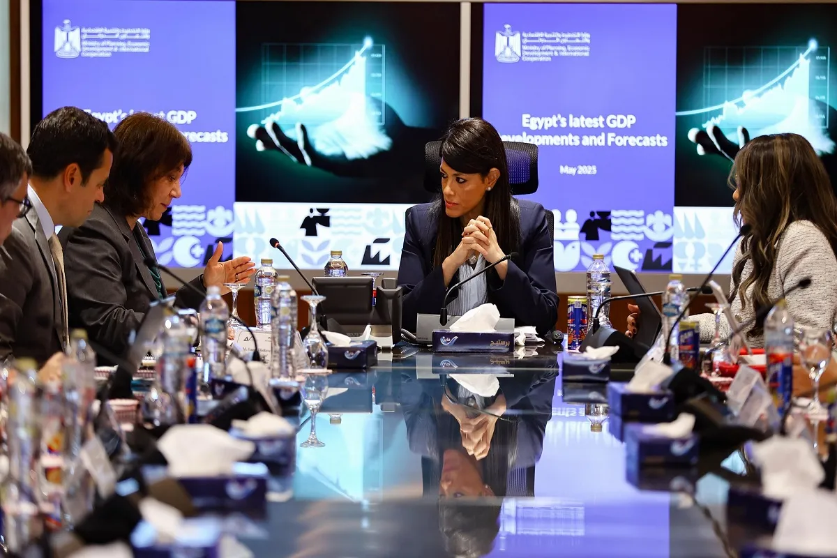 اجتماع وزيرة التخطيط مع بعثة صندوق النقد الدولي