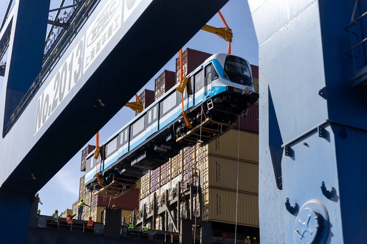 وصول القطار المكيف إلى ميناء الإسكندرية