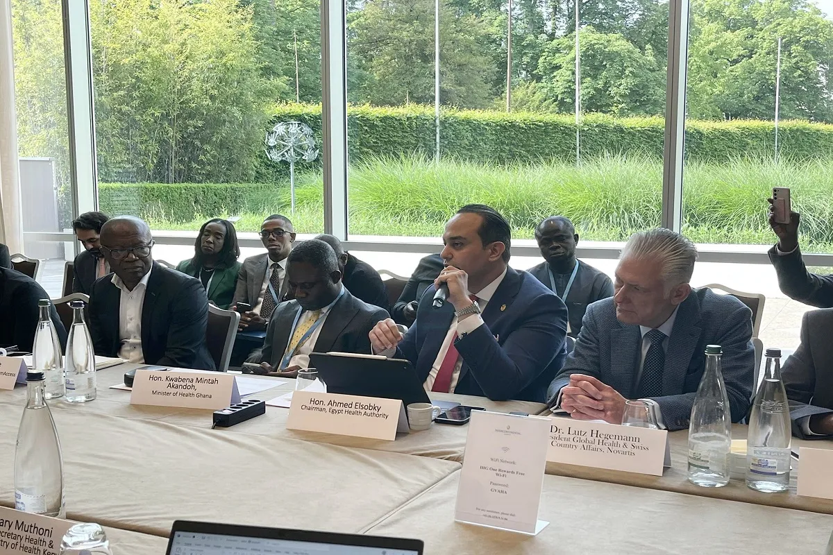 رئيس هيئة الرعاية الصحية خلال المؤتمر