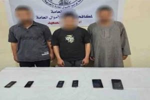 ضبط المتهمون والمضبوطات