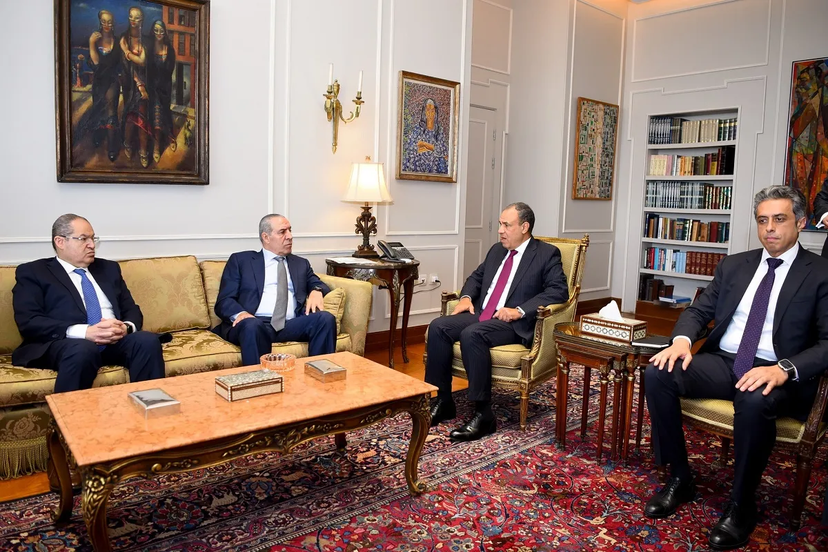 اجتماع وزير‎ الخارجية المصري مع نائب رئيس دولة فلسطين