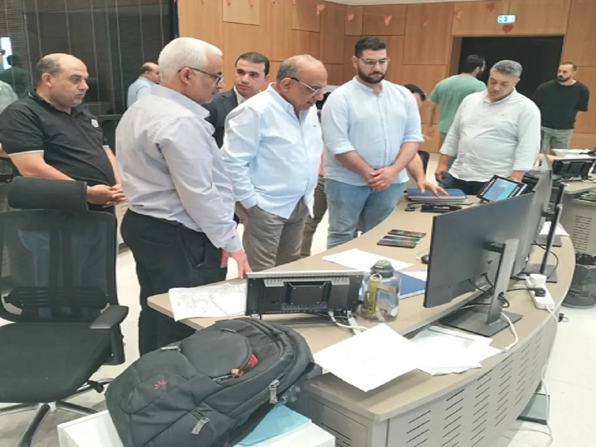 وزير الكهرباء من داخل المركز القومي للتحكم في الطاقة