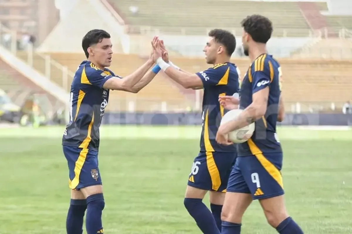 لقطة من مباراة الأهلي وسيراميكا كليوباترا