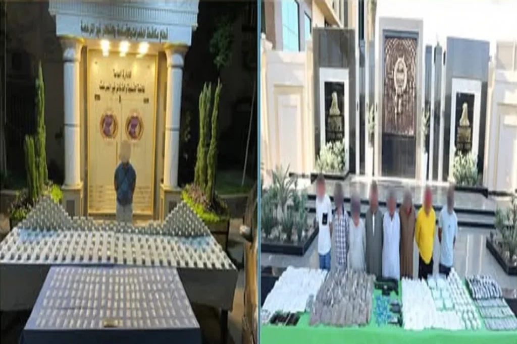 ضبط المتهمون والمضبوطات المحرزة