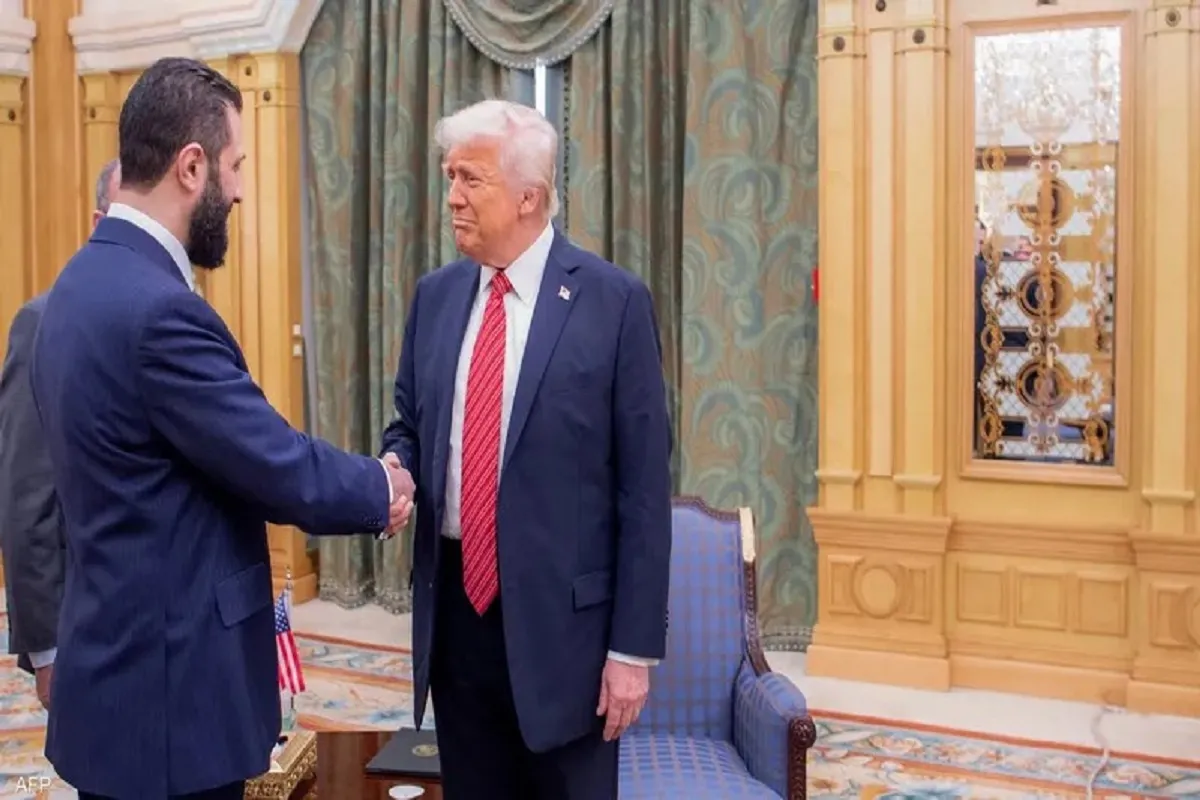 لقاء ترامب والشرع بالرياض