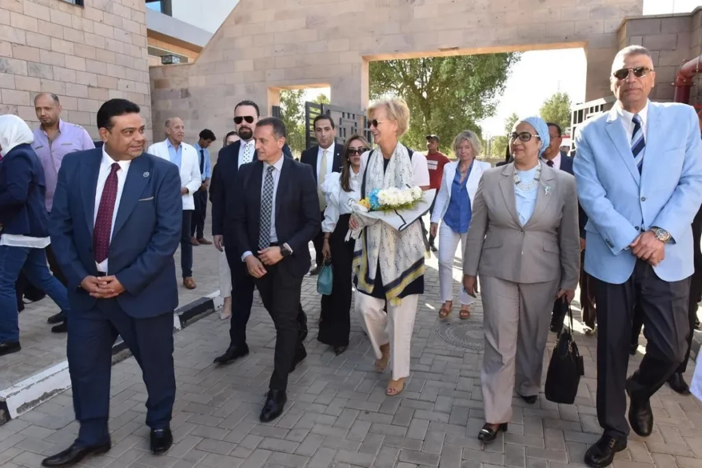 هيئة الرعاية الصحية تستقبل سفيرة الاتحاد الأوروبي بمصر