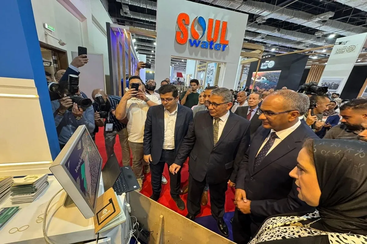 نائب وزير الإسكان يفتتح معرض المياه والصرف الصحي
