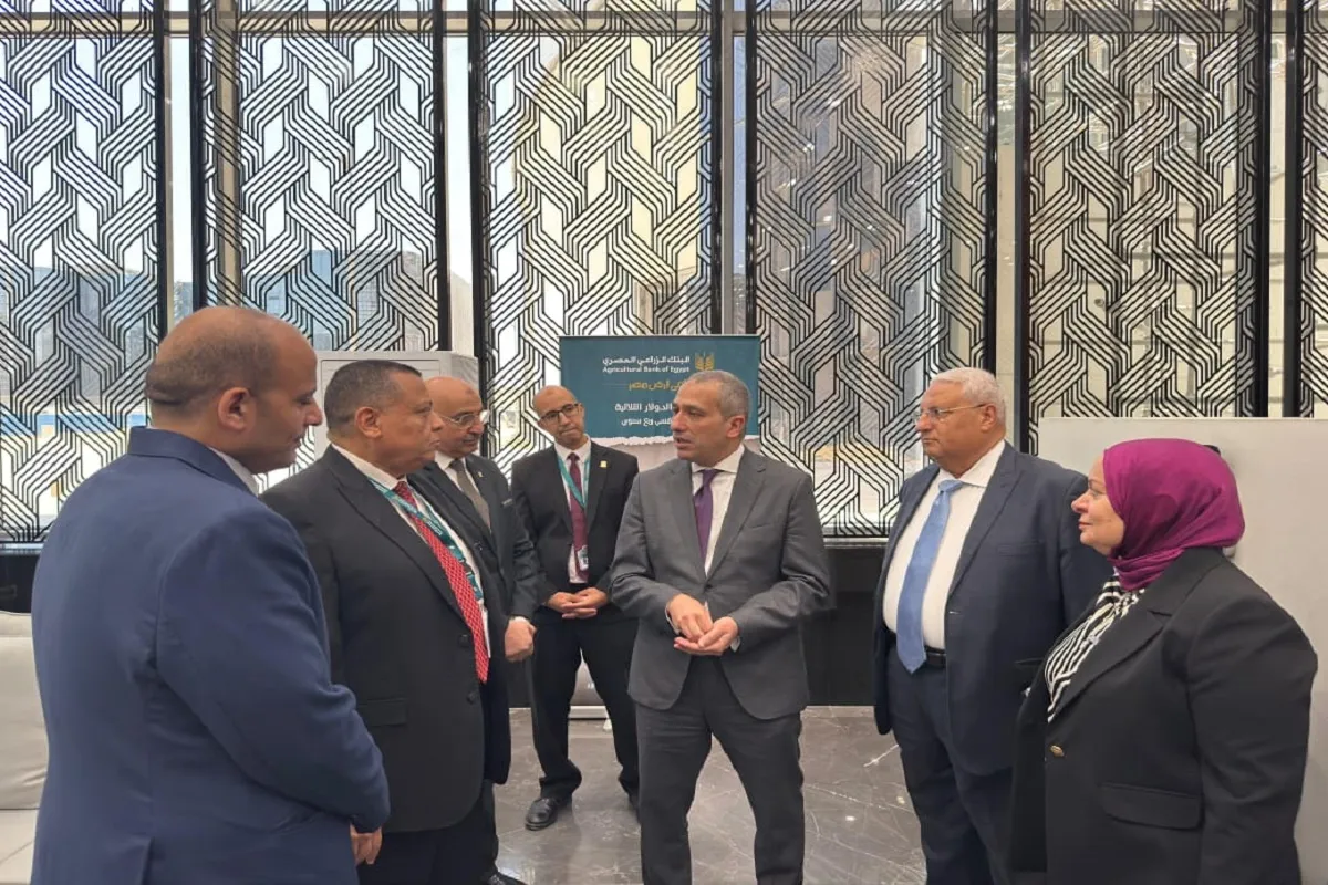 رئيس البنك الزراعي يتفقد مقر البنك بالعاصمة الإدارية