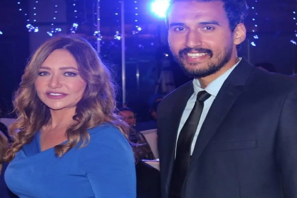 الزميل وائل الطوخي مع النجمة ليلى علوي