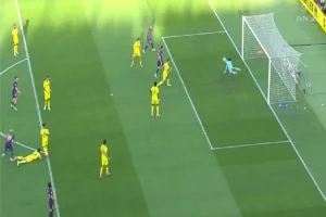 هدف لامين يامال لاعب برشلونة في مرمى فياريال