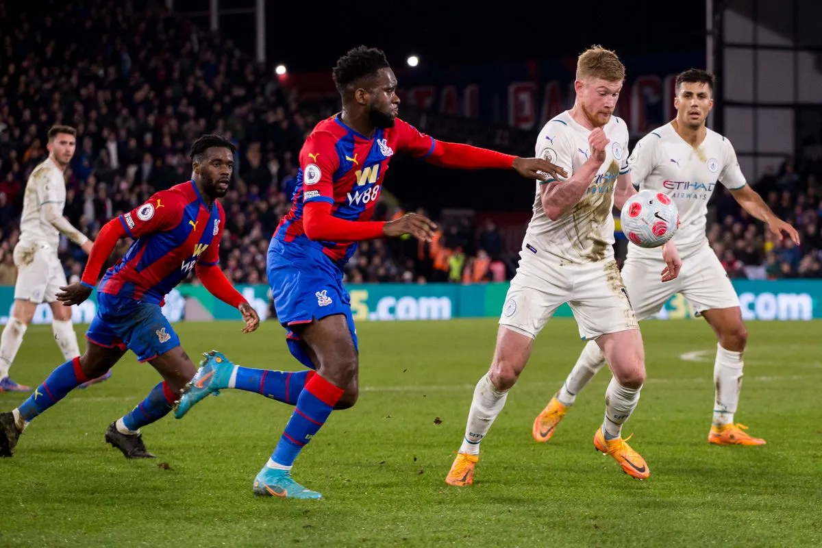 من مباريات اليوم كريستال بالاس ومانشستر سيتي