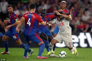 من مباريات ليفربول وكريستال بالاس