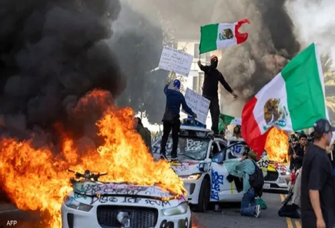 الاحتجاجات والمظاهرات في لوس أنجلوس