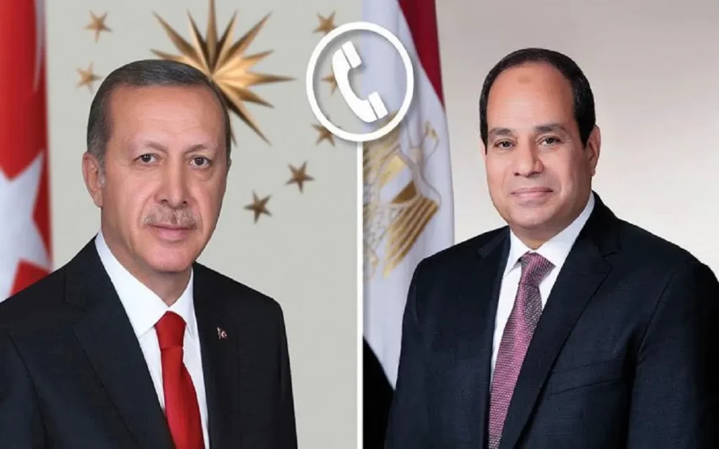 الرئيس المصري ونظيره التركي