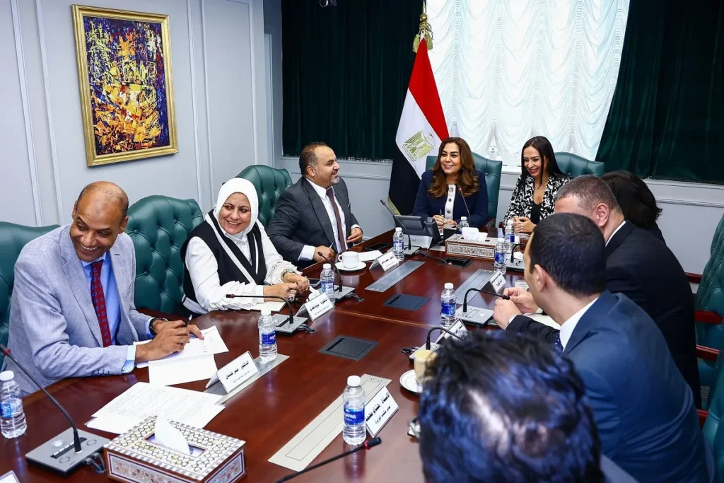 اجتماع وزيرتي التضامن والتنمية المحلية