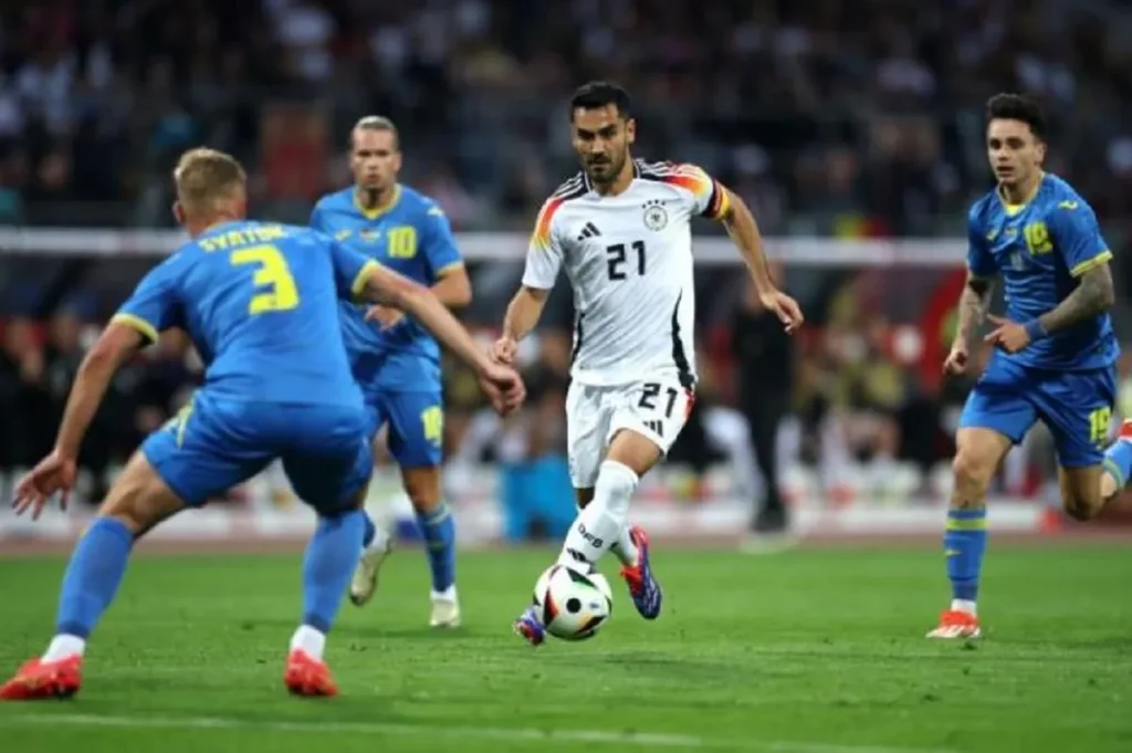 من مباريات ألمانيا وأوكرانيا