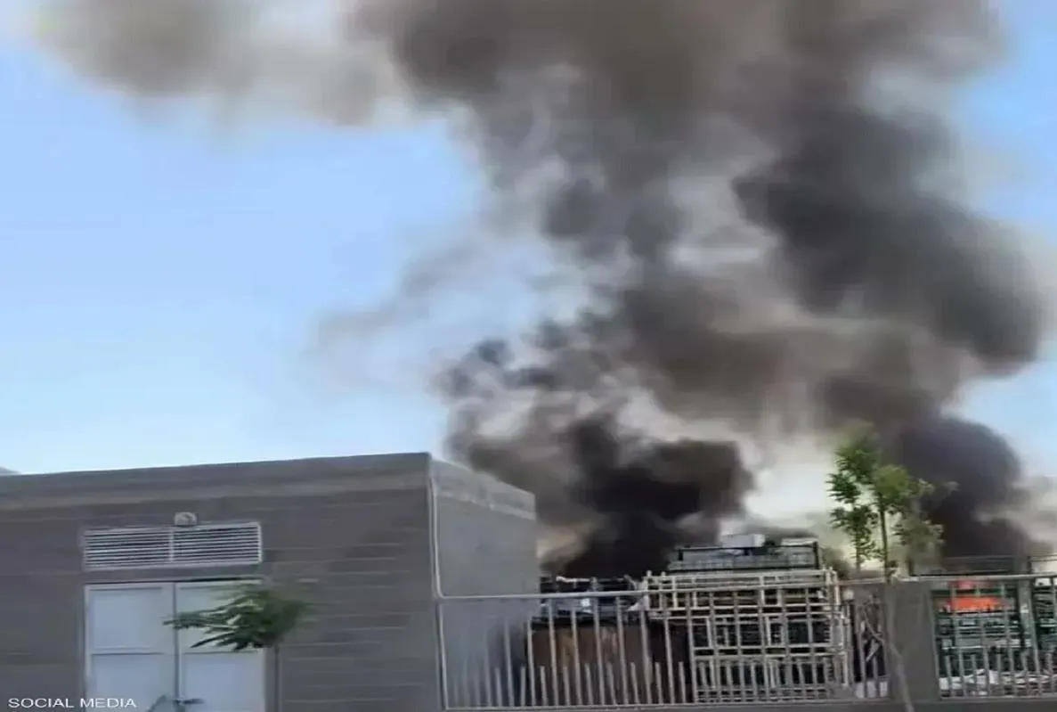 حريق مدينة السادس من أكتوبر