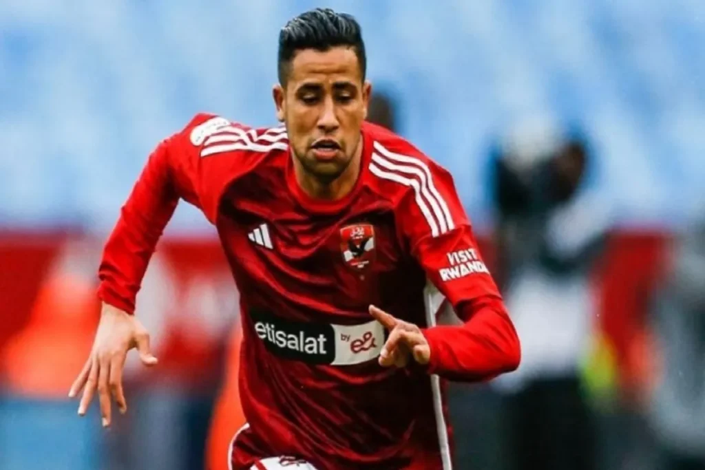 رضا سليم لاعب الأهلي المصري