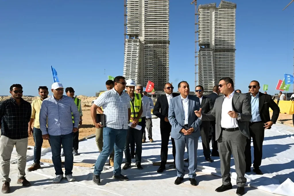 جولة مدبولي بمدينة العلمين الجديدة